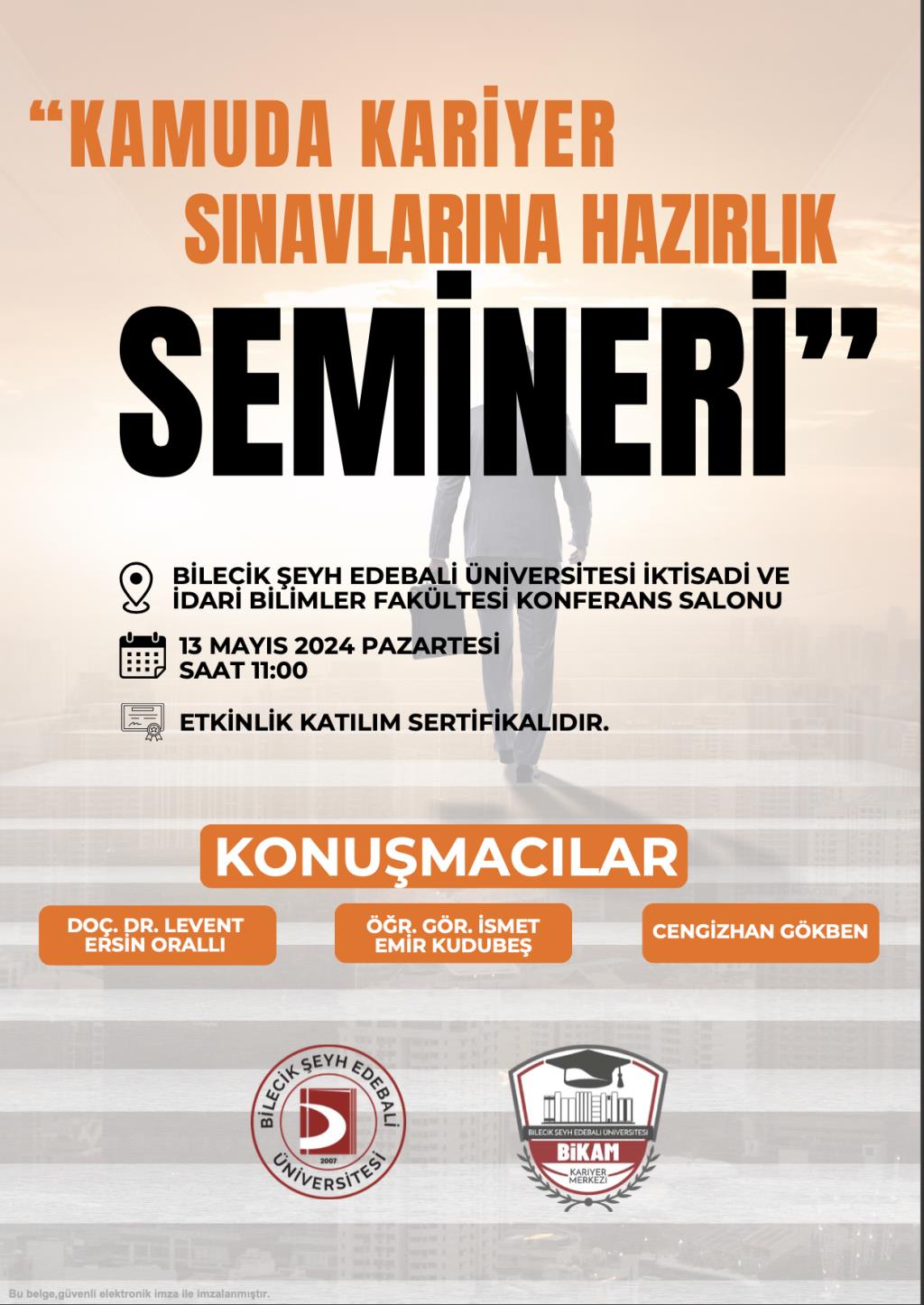"Kamuda Kariyer Sınavlarına Hazırlık" Semineri