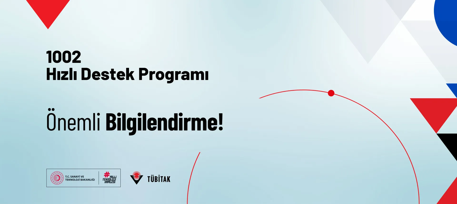 1002-Hızlı Destek Programına İlişkin Bilgilendirme